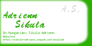 adrienn sikula business card